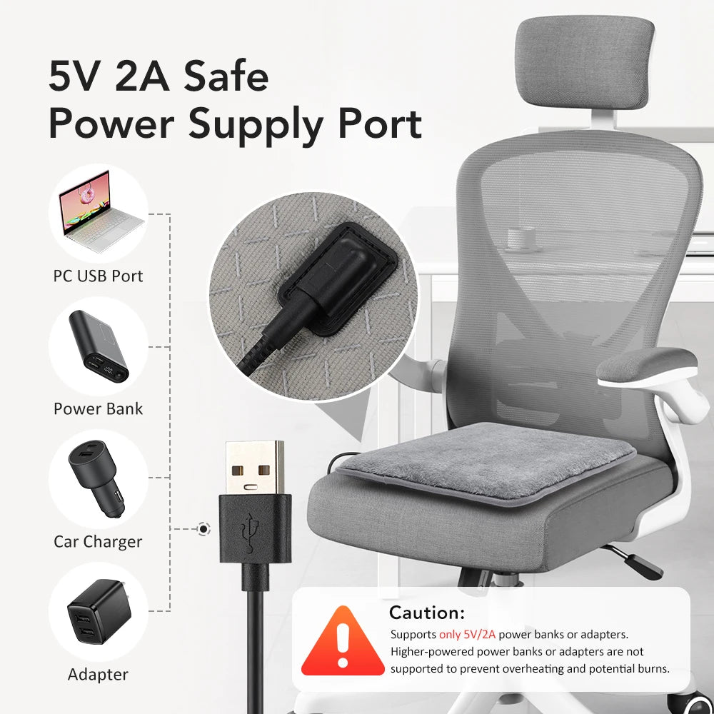 Heated — Portable Heated Seat Pad